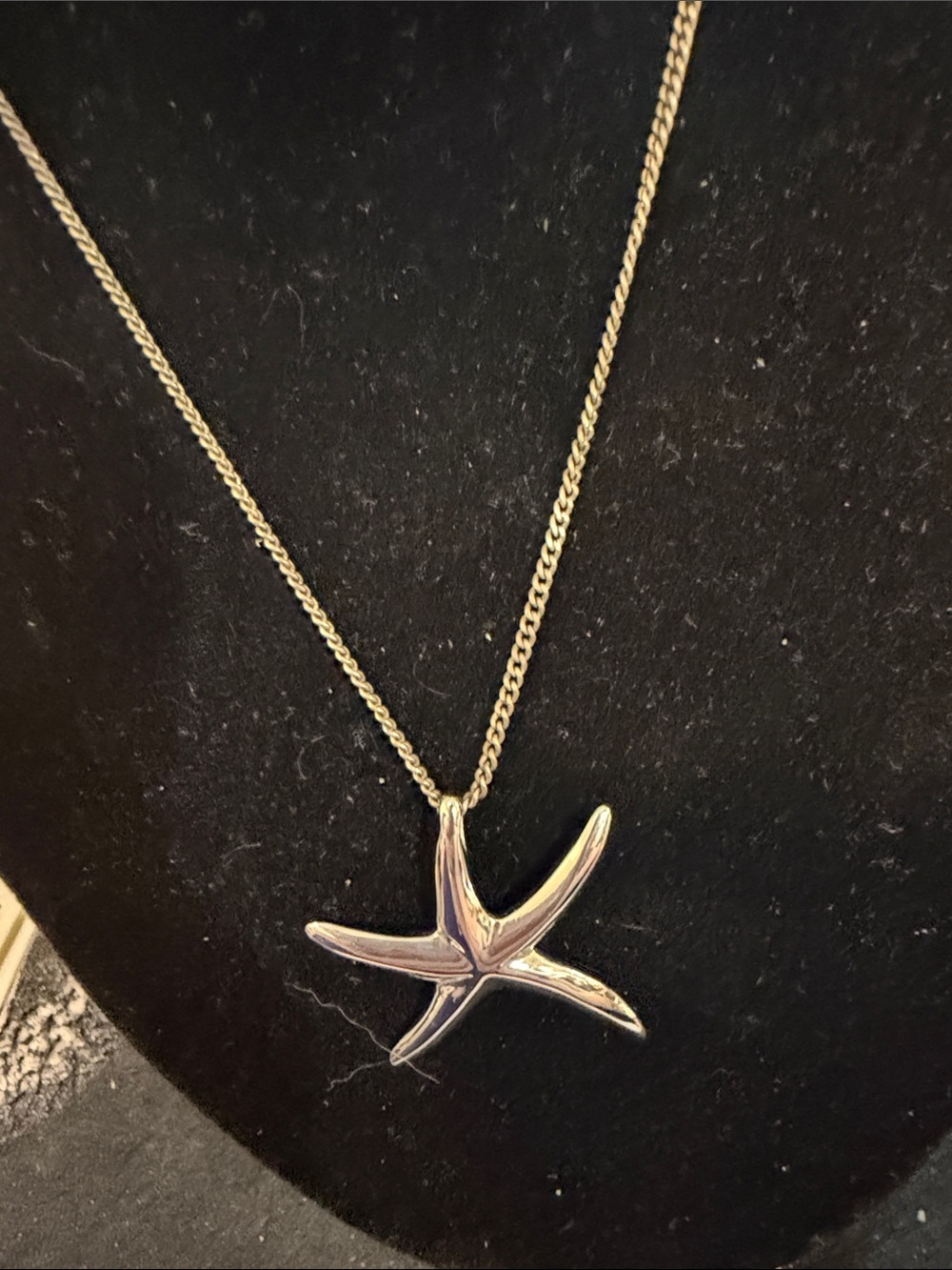 Silver Starfish Pendant Necklace - Beach Inspired